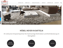 Tablet Screenshot of moebelmeyer.de